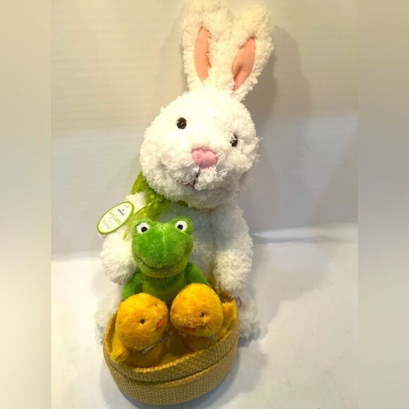 Hallmark Easter
Bunny Chicks And A Frog Singing “At The Hop” NWT - Picture 3 of 8